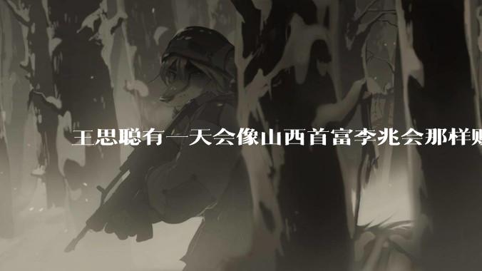 王思聪有一天会像山西首富李兆会那样败光家产吗？