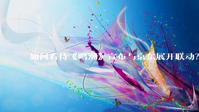 如何看待《鸣潮》宣布与京东展开联动？